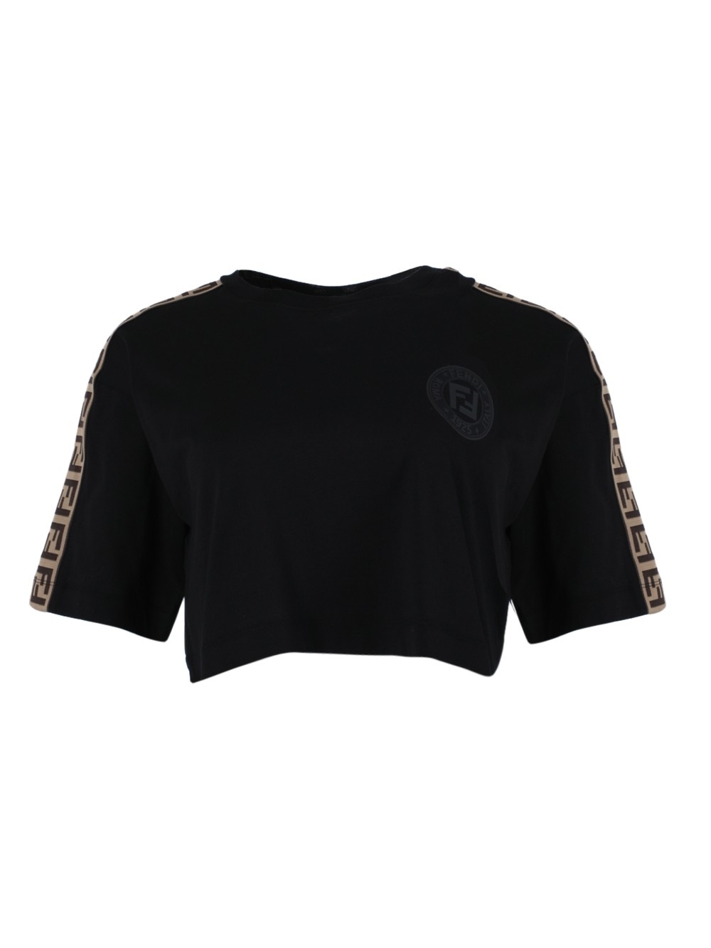 Fendi Black Crop Top